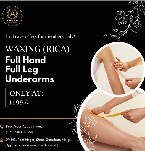 Rica Waxing Full Hand, Leg, Underarms at Rs 1199 Members Package
